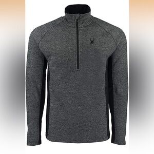 NWT Spyder Men's Standard Outbound Half Zip Mid-Weight Mock Neck Sweater